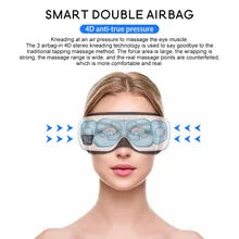 ReviveEyes: 6D Smart Airbag Vibration Eye Care Oasis with Hot Compress, Bluetooth, and Wrinkle Relief