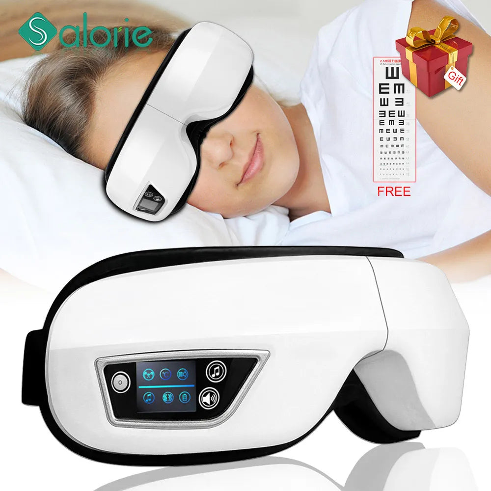 ReviveEyes: 6D Smart Airbag Vibration Eye Care Oasis with Hot Compress, Bluetooth, and Wrinkle Relief